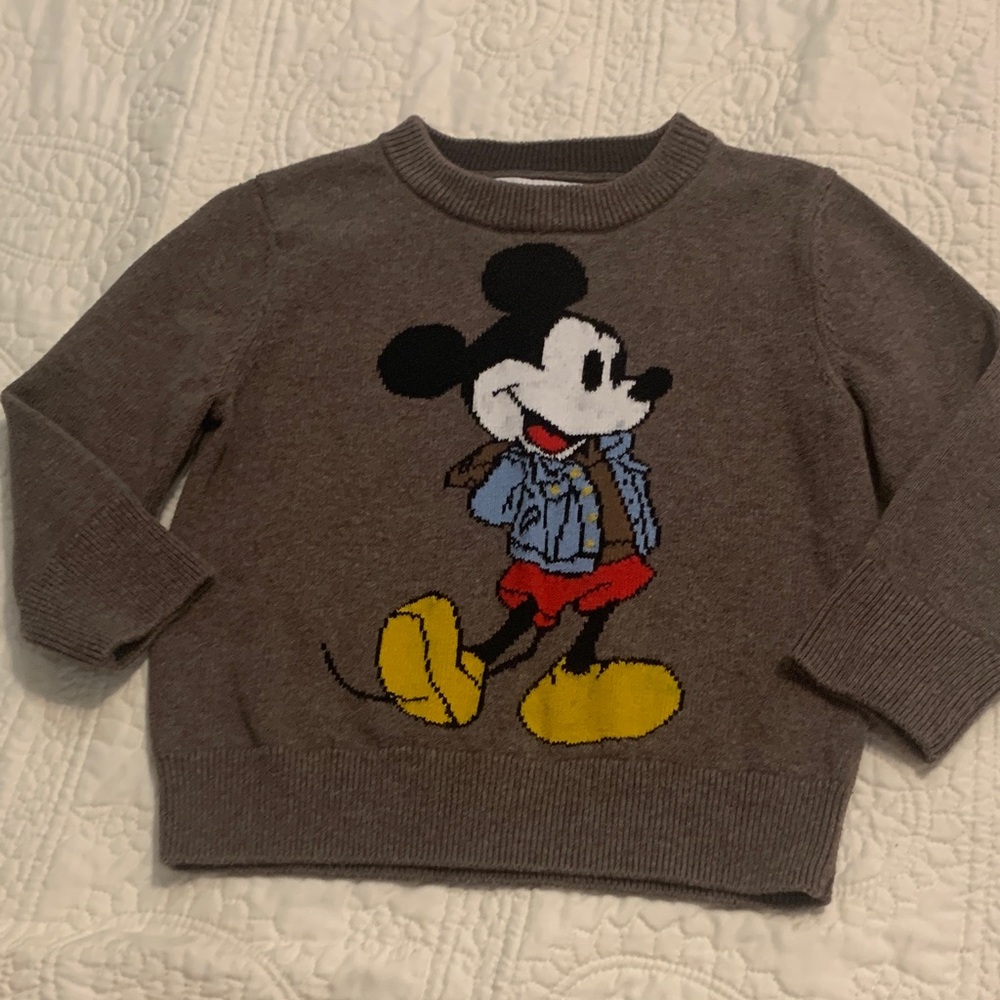 Gap/Disney Baby Gap Mickey Mouse Cotton Sweater Size 18-24 months